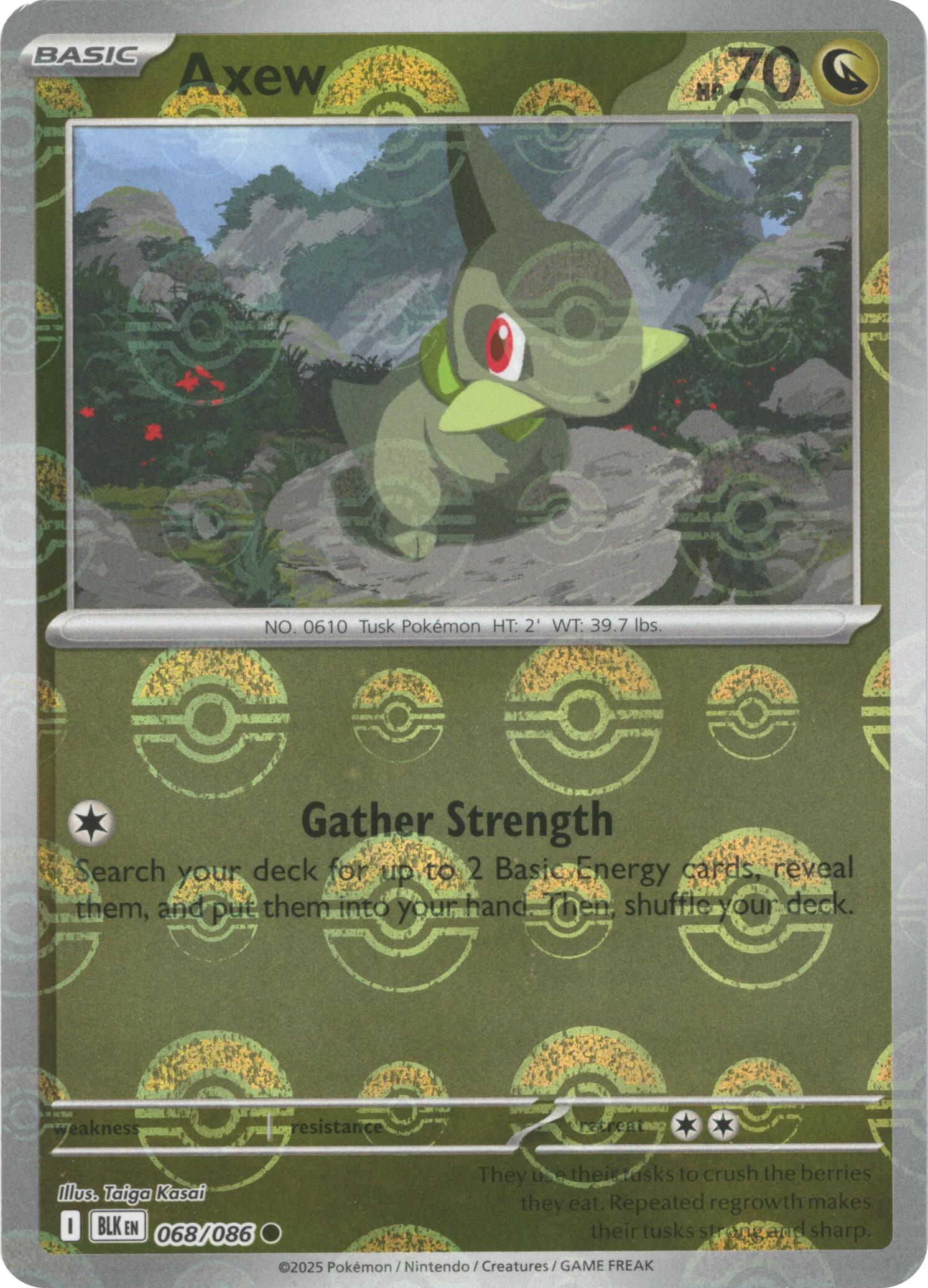 Axew (070/086) (Poke Ball Pattern) [Scarlet & Violet: Black Bolt]