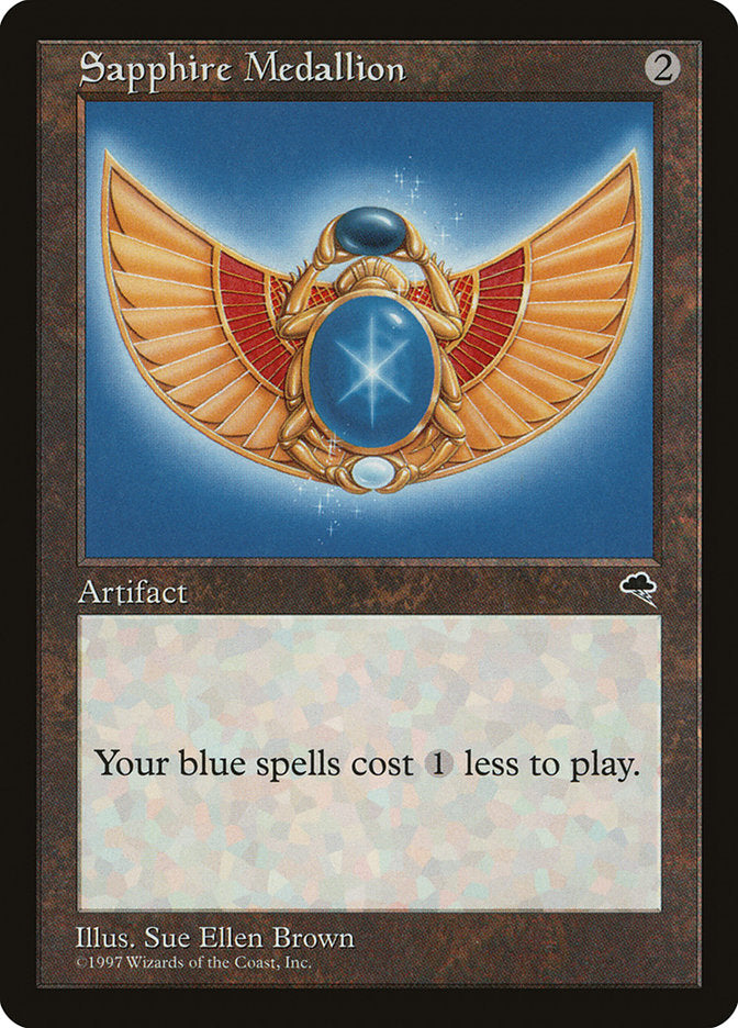 Sapphire Medallion [Tempest] (Display Case)