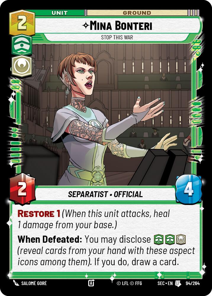 Mina Bonteri - Stop This War (94/264) (94/264) [Secrets of Power]