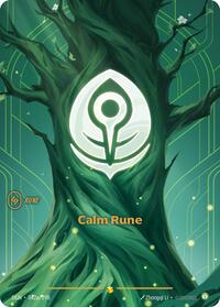 Origins - Calm Rune (Alternate Art) (Foil)