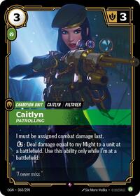 Origins - Caitlyn - Patrolling (Foil)