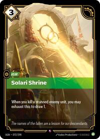 Origins - Solari Shrine (Foil)