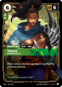 Origins - Yasuo - Remorseful (Foil)