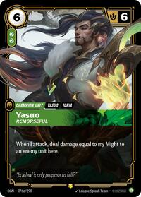 Origins - Yasuo - Remorseful (Alternate Art) (Foil)