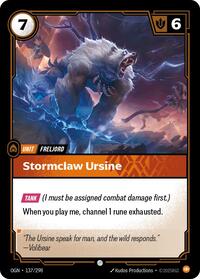 Origins - Stormclaw Ursine