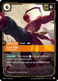 Origins - Lee Sin - Centered (Foil)