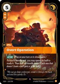 Origins - Overt Operation (Foil)
