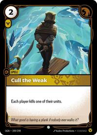 Origins - Cull the Weak