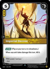 Origins - Imperial Decree (Foil)