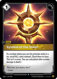 Origins - Symbol of the Solari