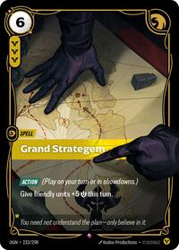 Origins - Grand Strategem (Foil)