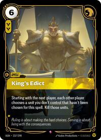 Origins - King's Edict (Foil)