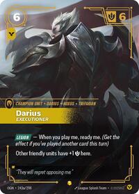Origins - Darius - Executioner (Alternate Art) (Foil)