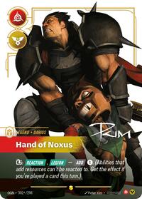 Origins - Darius - Hand of Noxus (Signature) (Foil)