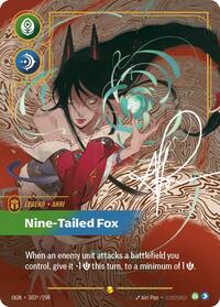 Origins - Ahri - Nine-Tailed Fox (Signature) (Foil)