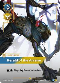 Origins - Viktor - Herald of the Arcane (Overnumbered) (Foil)
