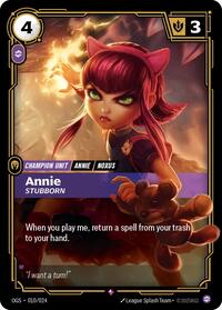 Origins - Annie - Stubborn (Foil)
