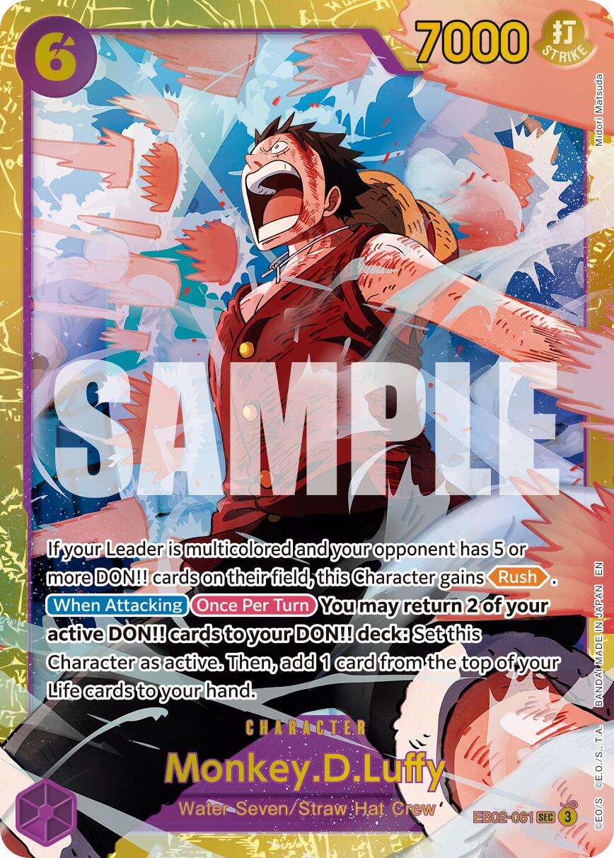 Monkey.D.Luffy (EB02-061) (Reprint) [Premium Booster -The Best- Vol. 2] (Display Case)