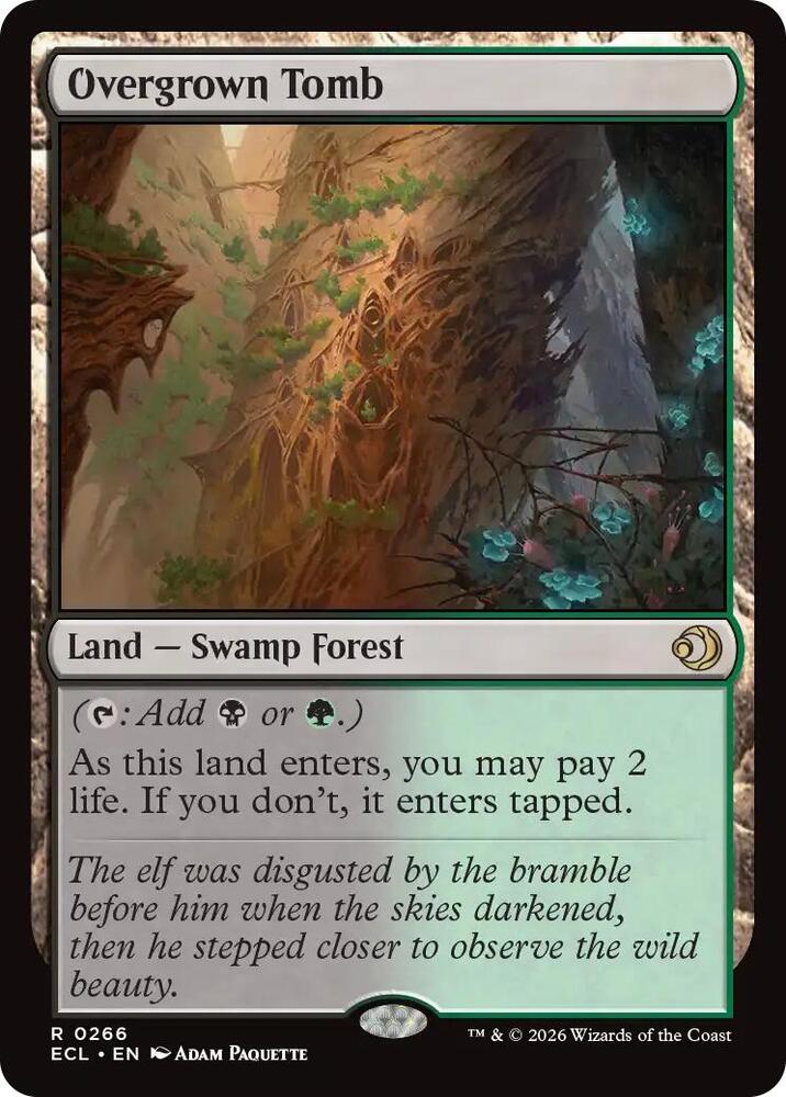 Overgrown Tomb [Lorwyn Eclipsed] (Display Case)