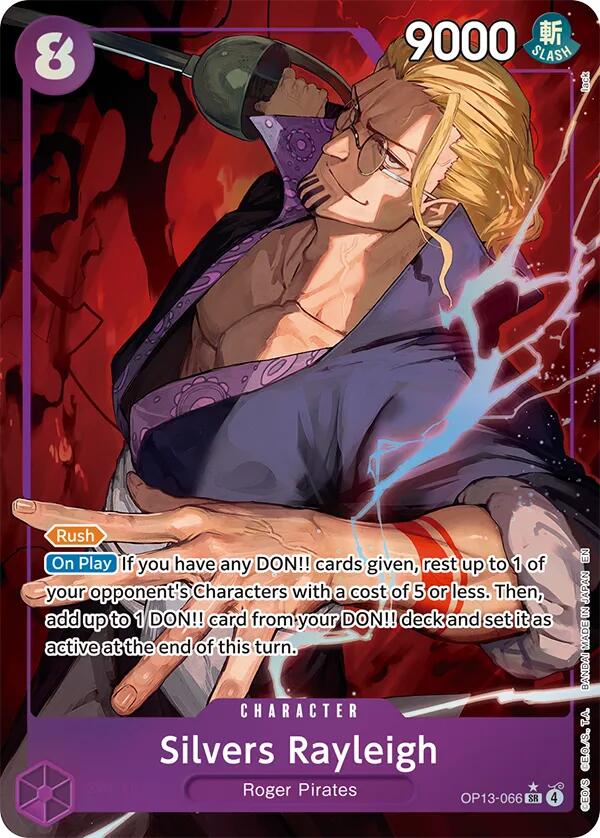 Silvers Rayleigh (Alternate Art) [Carrying On His Will] (Display Case)