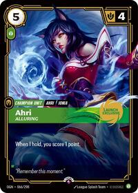 Origins - Ahri - Alluring (Launch Exclusive) (Foil)
