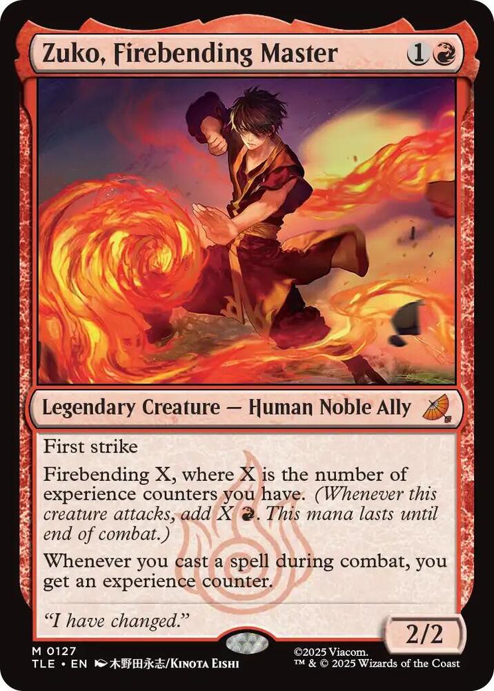 Zuko, Firebending Master [Avatar: The Last Airbender: Eternal-Legal] (Display Case)