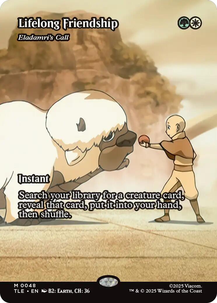 Lifelong Friendship - Eladamri's Call (Borderless) [Avatar: The Last Airbender: Eternal-Legal] (Display Case)
