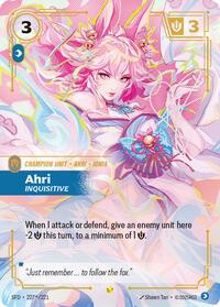 Spiritforged - Ahri - Inquisitive (Signature) (Foil)