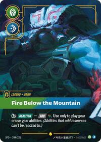 Spiritforged - Ornn - Fire Below the Mountain (Overnumbered) (Foil)