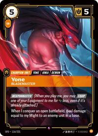 Spiritforged - Yone - Blademaster (Foil)