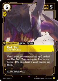 Spiritforged - Rek'Sai - Swarm Queen (Foil)