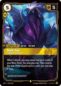 Spiritforged - Rek'Sai - Swarm Queen (Alternate Art) (Foil)