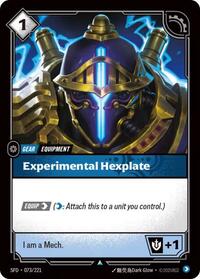Spiritforged - Experimental Hexplate