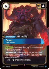 Spiritforged - Ornn - Forge God (Foil)