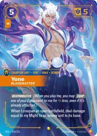 Spiritforged - Yone - Blademaster (Overnumbered) (Foil)