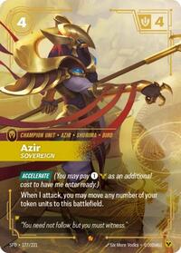 Spiritforged - Azir - Sovereign (Foil)