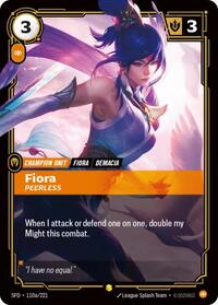 Spiritforged - Fiora - Peerless (Alternate Art) (Foil)
