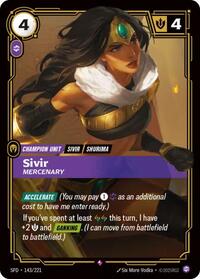 Spiritforged - Sivir - Mercenary (Foil)