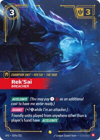 Spiritforged - Rek'Sai - Breacher (Alternate Art) (Foil)