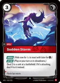Spiritforged - Sudden Storm (Foil)