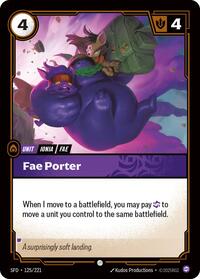 Spiritforged - Fae Porter (Foil)