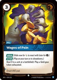 Spiritforged - Wages of Pain (Foil)