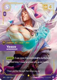 Spiritforged - Yasuo - Windrider (Signature) (Foil)