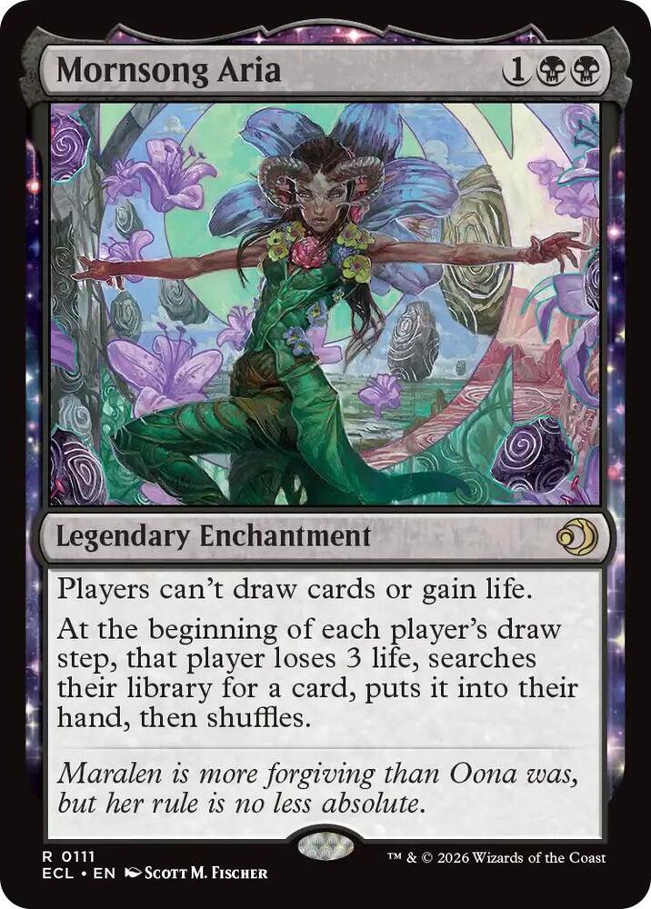 Mornsong Aria (Extended Art) [Lorwyn Eclipsed]