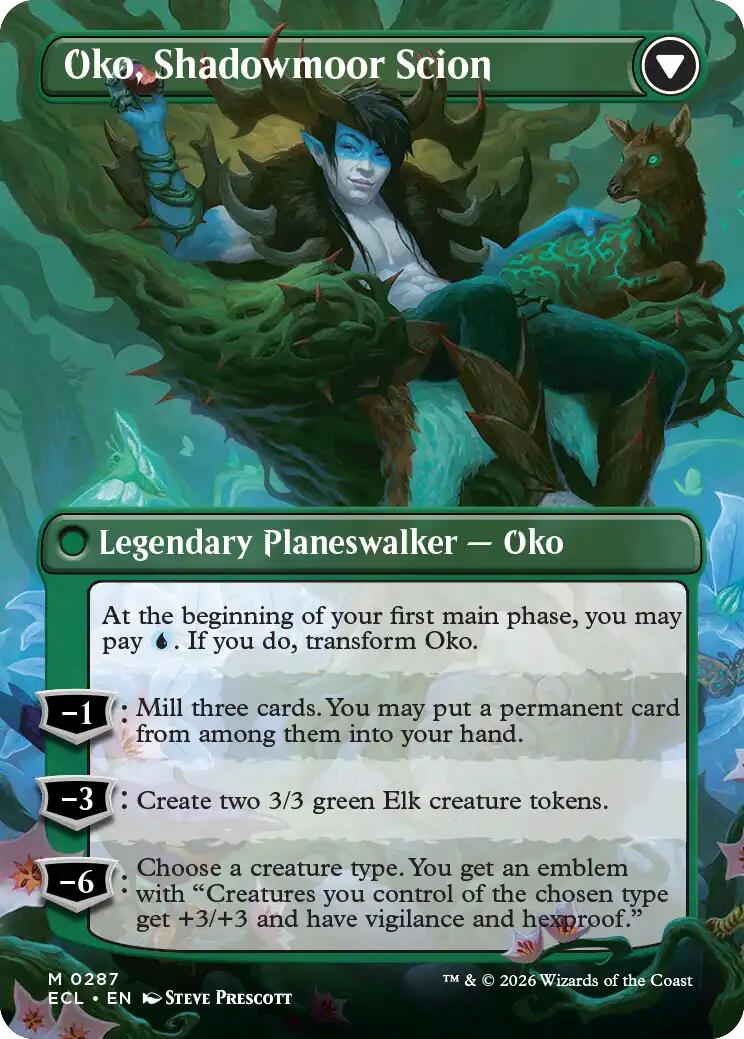Oko, Lorwyn Liege (Borderless) [Lorwyn Eclipsed] (Display Case)