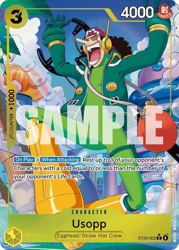 Usopp (Full Art) - Starter Deck 29: Egghead (ST-29)