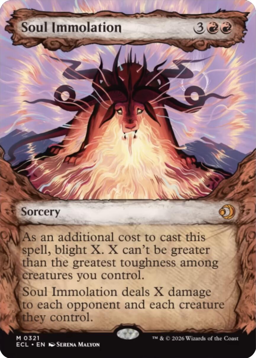 Soul Immolation (Showcase) [Lorwyn Eclipsed] (Display Case)
