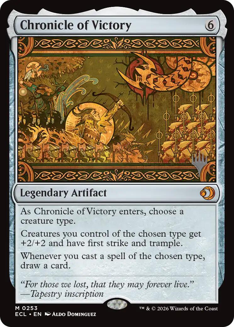 Chronicle of Victory [Lorwyn Eclipsed Promos] (Display Case)