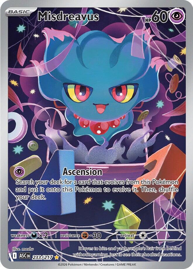 Misdreavus (233/217) [Mega Evolution: Ascended Heroes] (Display Case)
