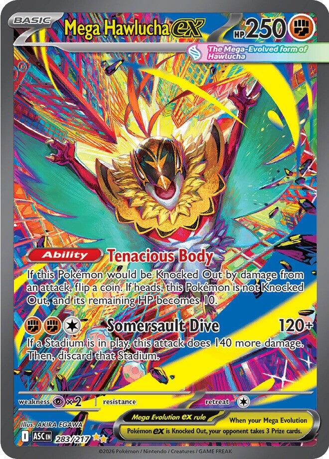Mega Hawlucha ex (283/217) [Mega Evolution: Ascended Heroes] (Display Case)
